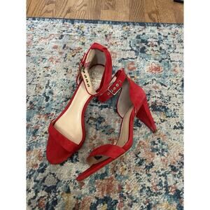 Vince Camuto Caitriona RED Sandals Women's Size 7
